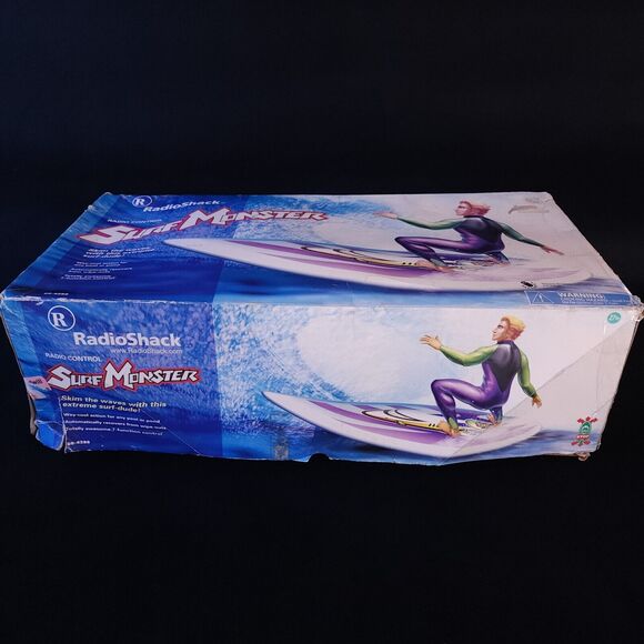Vintage Radio Shack Radio Remote Control RC Surf Monster 60-4288 w/ Original Box - Picture 14 of 16